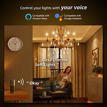 Carica l'immagine nel visualizzatore di Gallery, LE Alexa E14 LED Lampadina WiFi, 4.5W (=40W), Bianco Caldo e Freddo (2700K -...