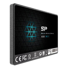 Carica l'immagine nel visualizzatore di Gallery, Silicon Power SSD 512GB 3D NAND A55 SLC Cache Performance Boost 2.5 Pollici...