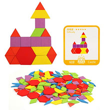 Carica l'immagine nel visualizzatore di Gallery, LEADSTAR Tangrams Puzzle di Legno Forme Geometriche per Bambini Multicolor