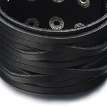 Carica l'immagine nel visualizzatore di Gallery, COOLSTEELANDBEYOND Multi-strand, Uomo Braccialetto di Cuoio, Cuoio Fascia di... - Ilgrandebazar