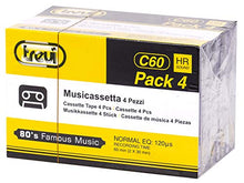 Carica l'immagine nel visualizzatore di Gallery, Trevi C60 HR Audiocassette vergini da 60 minuti (30 min per lato) - Giallo