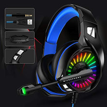 Carica l'immagine nel visualizzatore di Gallery, Cuffie Gaming per PS4 e PC, WZTO da con Microfono e Bass...