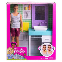 Carica l'immagine nel visualizzatore di Gallery, Barbie- Playset Il Bagno di Ken, Bambola con Barba Che Appare e Scompare,... - Ilgrandebazar