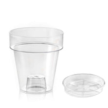 Carica l'immagine nel visualizzatore di Gallery, VASO TRASPARENTE "PORTO" CON SUPPORTO PER ORCHIDEE DIAMETRO CM 14 COMPLETO... - Ilgrandebazar