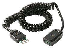 Carica l'immagine nel visualizzatore di Gallery, Vimar 0P32347 Prolunga estensibile a spirale 3m. Cavo elettrico a S, Nero - Ilgrandebazar