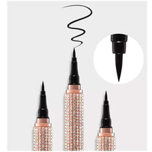 Carica l'immagine nel visualizzatore di Gallery, Diamond eyeliner Eyeliner Pen Waterproof Black Precision Micro Eye Liner nero - Ilgrandebazar