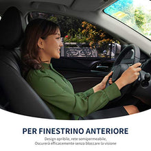 Carica l'immagine nel visualizzatore di Gallery, Uarter Tendine Parasole Auto Bambini Ventose Magnetica Finestrini Nero