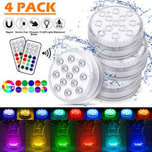 Carica l'immagine nel visualizzatore di Gallery, LED Sommergibili Luci Piscina, a Impermeabile, 4 Pcs