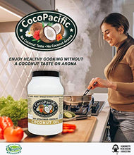 Carica l'immagine nel visualizzatore di Gallery, CocoPacific, olio extravergine di cocco non raffinato, inodore, 3 litri