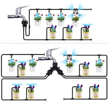 Carica l'immagine nel visualizzatore di Gallery, Jeteven Kit di Irrigazione A Goccia, 40M/189Pcs Micro Drip Irrigation Kit...