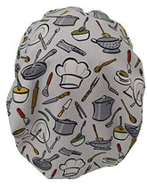Carica l'immagine nel visualizzatore di Gallery, Cappello da cuoco donna Utensili cucina Catering Con assorbente sulla... - Ilgrandebazar