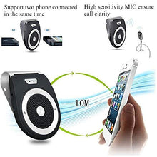 Carica l'immagine nel visualizzatore di Gallery, Smake Vivavoce Bluetooth 4.1 da Auto con Controllo Vocale, Car per...