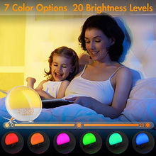 Carica l'immagine nel visualizzatore di Gallery, Fitfirst Sveglia Luce Wake-up Light con Simulazione Alba/Tramonto Orologio... - Ilgrandebazar