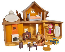 Carica l'immagine nel visualizzatore di Gallery, Simba – Masha &amp; michka – Casa di 2 ETAGES + 1 Bambola 12 cm e Accessori