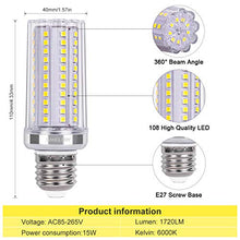 Carica l'immagine nel visualizzatore di Gallery, SanGlory 4 Pezzi Lampadine LED E27 15W Equivalenti a 120W, Led Calda