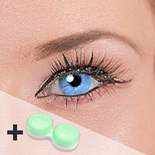 Carica l'immagine nel visualizzatore di Gallery, 2 lenti a contatto Aqua di colore azzurro chiaro, a annuali... - Ilgrandebazar