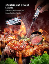 Carica l'immagine nel visualizzatore di Gallery, Habor, Termometro Digitale da Cucina con 5,9" Sonda, Display LED &amp; 1Pack - Ilgrandebazar