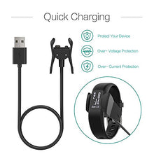 Carica l'immagine nel visualizzatore di Gallery, TUSITA Caricabatterie per Garmin Vivosmart 3 - Supporto Cavo di Ricarica...