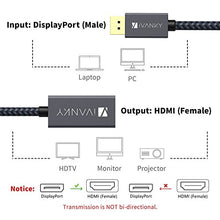 Carica l'immagine nel visualizzatore di Gallery, IVANKY 4K Adattatore DisplayPort a HDMI (Connettore Placcato Oro) Display