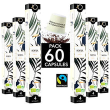 Carica l'immagine nel visualizzatore di Gallery, Capsule compatibili Nespresso , Caffè BIO FAITRADE Arabica in Capsula...