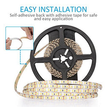 Carica l'immagine nel visualizzatore di Gallery, Striscia led bianco freddo 300 leds IP65 impermeabile strisce 5 6000k+12v