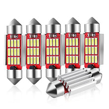 Carica l'immagine nel visualizzatore di Gallery, Audew 6 x 36mm C5W LED Lampadine Auto 10 4014SMD DC 12V - Per