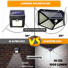 Carica l'immagine nel visualizzatore di Gallery, JP-LED Luce Solare Da Esterno Led Con Sensore Di Movimento【Alta...
