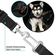 Carica l'immagine nel visualizzatore di Gallery, KEKU Cane Cintura di Sicurezza (2pcs / Pack), Regolabile del Gatto...
