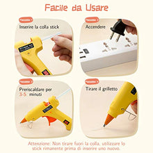 Carica l'immagine nel visualizzatore di Gallery, TOPELEK Pistola per Colla a Caldo, 15W/25W Dual Power Mini ad...