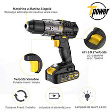 Carica l'immagine nel visualizzatore di Gallery, Avvitatore a Batteria 18V, TECCPO 60N.m Trapano A Batteria2 - Ilgrandebazar
