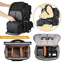 Carica l'immagine nel visualizzatore di Gallery, TARION Pro PB-01 Zaino fotografico Colore Nero Capienza Grande Pb-01