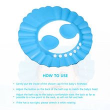 Carica l'immagine nel visualizzatore di Gallery, 3pcs Doccia Cap per Bambino, PAMIYO Sicurezza Cappello da Bathing per...