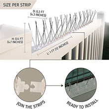 Carica l'immagine nel visualizzatore di Gallery, ASPECTEK Kit spuntoni per Uccelli in Acciaio Stainless Steel Without Glue