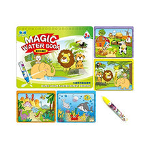 Carica l'immagine nel visualizzatore di Gallery, Sipobuy Magic Water Drawing Book Libro da colorare Acqua Doodle Animal World