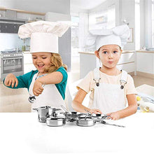 Carica l'immagine nel visualizzatore di Gallery, Giocattoli per Pentole Cucina Bambini, in Acciaio...