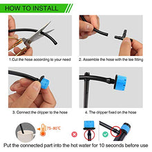 Carica l'immagine nel visualizzatore di Gallery, Jeteven Kit di Irrigazione A Goccia, 40M/189Pcs Micro Drip Irrigation Kit...