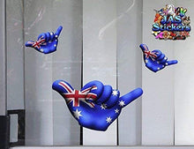 Carica l'immagine nel visualizzatore di Gallery, Piccola bandiera AUSTRALIA HANG LOOSE decalcomanie adesivi per auto... - Ilgrandebazar