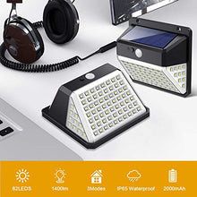 Carica l'immagine nel visualizzatore di Gallery, Luce Solare Esterno, Trswyop 82 LED Lampada con Sensore di Movimento... - Ilgrandebazar
