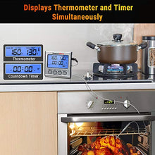 Carica l'immagine nel visualizzatore di Gallery, ThermoPro TP17 Termometro Cucina Digitale a Doppia Sonda con Modalità Timer... - Ilgrandebazar