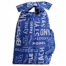 Carica l'immagine nel visualizzatore di Gallery, Aqua Di Mare Borsa Tonda Stampata Nero M, Royal Blue