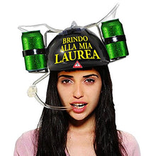 Carica l'immagine nel visualizzatore di Gallery, Bombo Casco Porta lattine per Festeggiare la Laurea - Ilgrandebazar