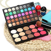 Carica l'immagine nel visualizzatore di Gallery, Eyeshadow Palette Makeup, 40Colors + 15Colors Blusher &amp; Concealer... - Ilgrandebazar