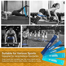 Carica l'immagine nel visualizzatore di Gallery, WOTEK Elastici Fitness, Bande di Resistenza Fitness con 5 Livelli di...