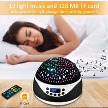 Carica l'immagine nel visualizzatore di Gallery, Shayson Lampada Proiettore Stelle Luce Notturna LED di...