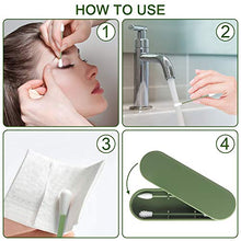 Carica l'immagine nel visualizzatore di Gallery, Tampone Di Cotone Riutilizzabile, Cotton Fioc Silicone verde - Ilgrandebazar
