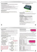 Carica l'immagine nel visualizzatore di Gallery, High Power 24 Channel RGB 3A/CH DMX512 Controller Led Decoder Dimmer 500Hz...