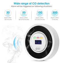Carica l'immagine nel visualizzatore di Gallery, Rilevatori di Monossido Carbonio INTEY, Batteria al Litio Ricaricabile,... - Ilgrandebazar