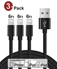 Carica l'immagine nel visualizzatore di Gallery, OTISA Phone Cavo,3 * 2M Nylon Cavo di Sincronizzazione e di... - Ilgrandebazar