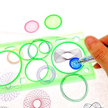 Carica l'immagine nel visualizzatore di Gallery, JZK 10 x Spirografo per Bambini Mandala + 10 Penne Colorate a multicolore - Ilgrandebazar