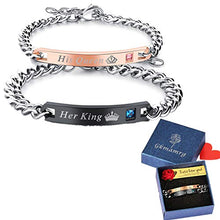 Carica l'immagine nel visualizzatore di Gallery, Gkmamrg Una Coppia Uomo e Donna di Bracciali, Bracciale A